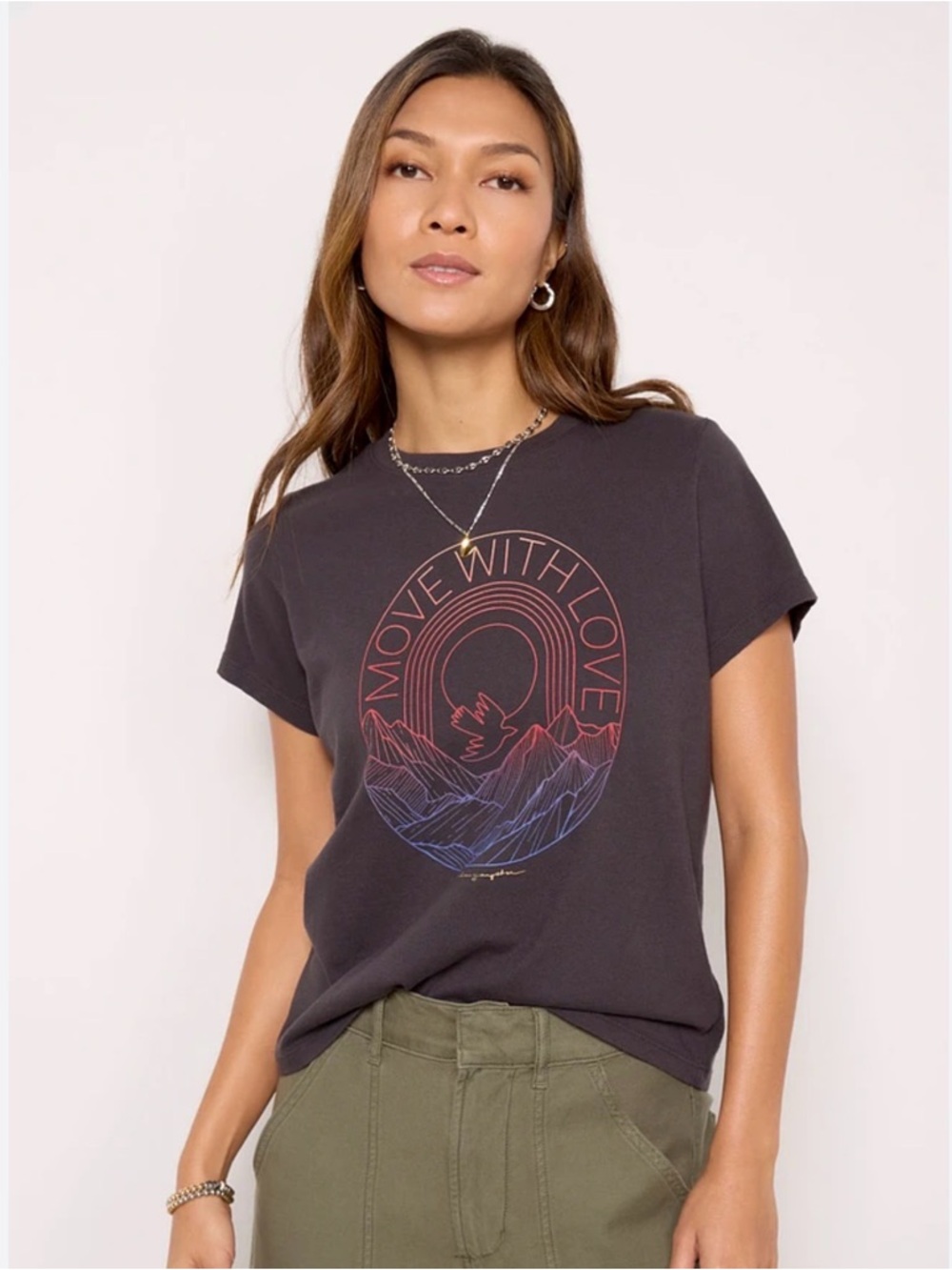 Spiritual Gangster Move With Love Tee